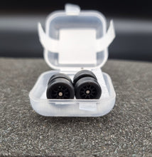 Load image into Gallery viewer, 1:64 10 Spoke Black Wheel Set with Rubber Tyres - Hot Wheels, Matchbox