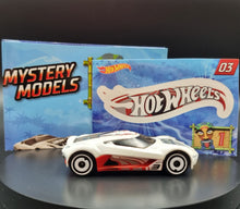 Load image into Gallery viewer, Hot Wheels 2021 Mitsubishi Double Shotz White #3 Mystery Models Series 1