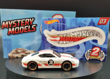 Load image into Gallery viewer, Hot Wheels 2021 Porsche Cayman S White #3 Mystery Models Series 2