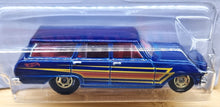 Load image into Gallery viewer, Hot Wheels 2021 '64 Chevy Nova Wagon Navy Blue Flying Customs 2/8 New Long Card