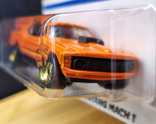 Load image into Gallery viewer, Hot Wheels 2021 '70 Ford Mustang Mach 1 Orange Flying Customs 5/8 New Long Card