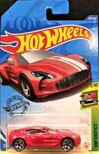 Load image into Gallery viewer, Hot Wheels 2020 Aston Martin One-77 Red #229 HW Exotics 7/10 New Long Card