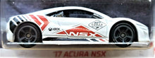 Load image into Gallery viewer, Hot Wheels 2020 '17 Acura NSX White Forza Motorsport 2/5 New Long Card