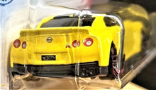 Load image into Gallery viewer, Hot Wheels 2021 '17 Nissan GT-R R35 Yellow #79 Then & Now 2/10 New Long Card