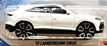 Load image into Gallery viewer, Hot Wheels 2021 '17 Lamborghini Urus White #64 Factory Fresh 4/10 New Long Card