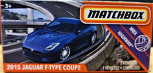 Load image into Gallery viewer, Matchbox 2020 ´15 Jaguar F-Type Coupe Dark Blue #52 MBX Highway New Sealed Box