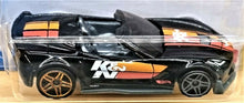 Load image into Gallery viewer, Hot Wheels 2021 Corvette C7 Z06 Convertible Black #114 HW Speed Graphics 4/10