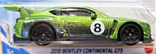 Load image into Gallery viewer, Hot Wheels 2020 2018 Bentley Continental GT3 Green #246 Nightburnerz 1/10 New