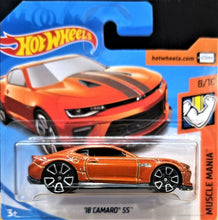 Load image into Gallery viewer, Hot Wheels 2018 '18 Camaro SS Orange #50 Muscle Mania 8/10 New