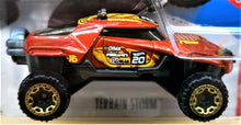 Load image into Gallery viewer, Hot Wheels 2016 TERRAIN STORM Red #154 HW DAREDEVILS 9/10 New