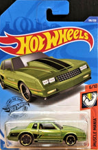 Load image into Gallery viewer, Hot Wheels 2020 '86 Monte Carlo SS Green #196 Muscle Mania 6/10 New Long Card