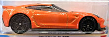 Load image into Gallery viewer, Hot Wheels 2020 Corvette C7 Z06 Orange #200 Factory Fresh 5/10 New Long Card