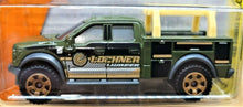 Load image into Gallery viewer, Matchbox 2017 '15 Ford F-150 Contractor Truck Olive Green #47 MBX Construction
