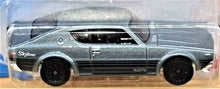 Load image into Gallery viewer, Hot Wheels 2021 Nissan Skyline 2000 GT-R Grey #180 Then & Now 9/10 New Long Card