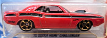 Load image into Gallery viewer, Hot Wheels 2018 '70 Dodge Hemi Challenger Red #189 Muscle Mania 7/10 New