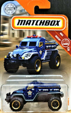 Load image into Gallery viewer, Matchbox 2018 Road Raider Blue #77 MBX Rescue 21/30 New Long Card