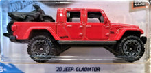 Load image into Gallery viewer, Hot Wheels 2020 '20 Jeep Gladiator Red #157 Baja Blazers 4/10 New Long Card