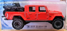 Load image into Gallery viewer, Hot Wheels 2020 '20 Jeep Gladiator Red #157 Baja Blazers 4/10 New Long Card