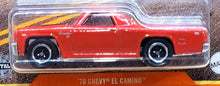 Load image into Gallery viewer, Matchbox 2021 '70 Chevy EL Camino Red Truck Series #10/12 New Long Card
