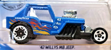 Load image into Gallery viewer, Hot Wheels 2020 '42 Willys MB Jeep Blue #139 Baja Blazers 6/10 New Long Card
