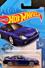 Load image into Gallery viewer, Hot Wheels 2020 '98 Honda Prelude Dark Blue #166 Honda 1/5 New Long Card