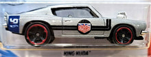 Load image into Gallery viewer, Hot Wheels 2019 King Kuda Silver #140 Muscle Mania 9/10 New Long Card