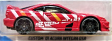 Load image into Gallery viewer, Hot Wheels 2020 Custom '01 Acura Integra GSR Red #97 Speed Blur 2/5 New