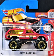 Load image into Gallery viewer, Hot Wheels 2016 Chevy Blazer 4x4 Red #213 HW Rescue 3/10 New