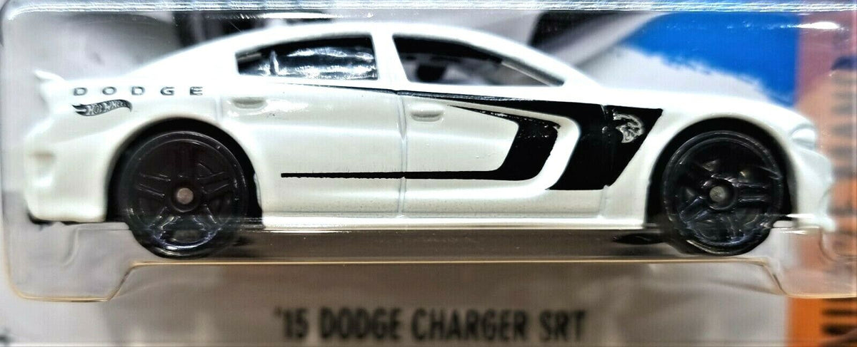 HOT WHEELS 2016 '15 DODGE CHARGER SRT WHITE #130