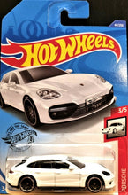 Load image into Gallery viewer, Hot Wheels 2020 Porsche Panamera Turbo S E-Hybrid Sport Turismo White #44 New