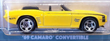 Load image into Gallery viewer, Hot Wheels 2021 '69 Camaro Convertible Yellow Hot Wheels Convertibles 2/10 New