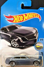 Load image into Gallery viewer, Hot Wheels 2017 Cadillac Elmiraj Steel Blue #105 Factory Fresh 5/10 New Long Car