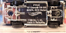 Load image into Gallery viewer, Hot Wheels 2019 '57 Chevy Dark Blue #9 HW Flames 6/10 New Long Card