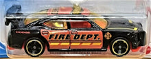 Load image into Gallery viewer, Hot Wheels 2021 Dodge Charger Drift Black #216 HW Rescue 5/10 New Long Card