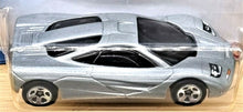 Load image into Gallery viewer, Hot Wheels 2021 McLaren F1 Silver #235 HW Exotics 8/10 New Long Card