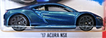 Load image into Gallery viewer, Hot Wheels 2016 '17 Acura NSX #108 Blue THEN and NOW Series 8/10 New
