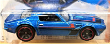 Load image into Gallery viewer, Hot Wheels 2016 '73 Pontiac Firebird Blue #123 Muscle Mania 3/10 New