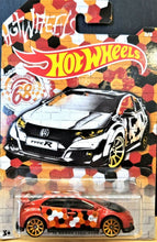 Load image into Gallery viewer, Hot Wheels 2019 '16 Honda Civic Type R Orange Urban Camouflage Series 2/5 New
