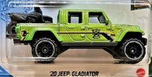 Load image into Gallery viewer, Hot Wheels 2021 '20 Jeep Gladiator Green #117 HW Getaways 5/5 New Long Card