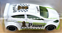 Load image into Gallery viewer, Hot Wheels 2018 '12 Ford Fiesta White #263 Checkmate 9/9 New Long Card