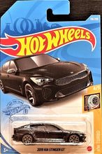 Load image into Gallery viewer, Hot Wheels 2021 2019 Kia Stinger GT Black #118 HW Turbo 4/5 New Long Card
