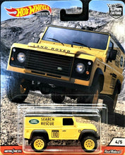 Load image into Gallery viewer, Hot Wheels 2020 Land Rover Defender 110 Hard Top Yellow Wild Terrain 4/5 New