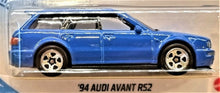Load image into Gallery viewer, Hot Wheels 2021 '94 Audi Avant RS2 Blue #157 Factory Fresh 10/10 New Long Card