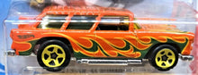 Load image into Gallery viewer, Hot Wheels 2018 Classic '55 Nomad Orange #349 HW Flames New
