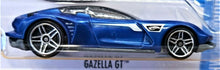 Load image into Gallery viewer, Hot Wheels 2016 Gazella GT Blue #117 HW Showroom 7/10 New