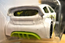 Load image into Gallery viewer, Hot Wheels 2018 '12 Ford Fiesta White #263 Checkmate 9/9 New Long Card