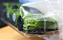 Load image into Gallery viewer, Hot Wheels 2020 2018 Bentley Continental GT3 Green #246 Nightburnerz 1/10 New