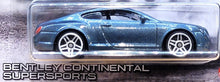 Load image into Gallery viewer, Hot Wheels 2021 Bentley Continental Supersports Steel Blue HW Factory 500 H.P