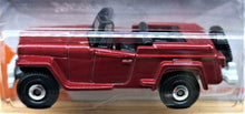 Load image into Gallery viewer, Matchbox 2020 1948 Willys Jeepster Red #38 MBX City New Long Card