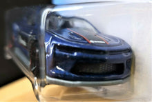 Load image into Gallery viewer, Hot Wheels 2019 '18 Camaro SS Dark Blue #26 HW Speed Graphics 3/10 New Long Card